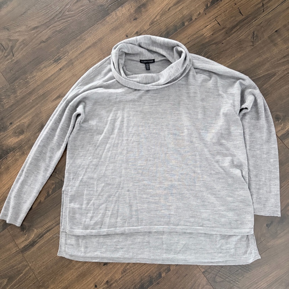 Eileen Fisher cowl neck sweater